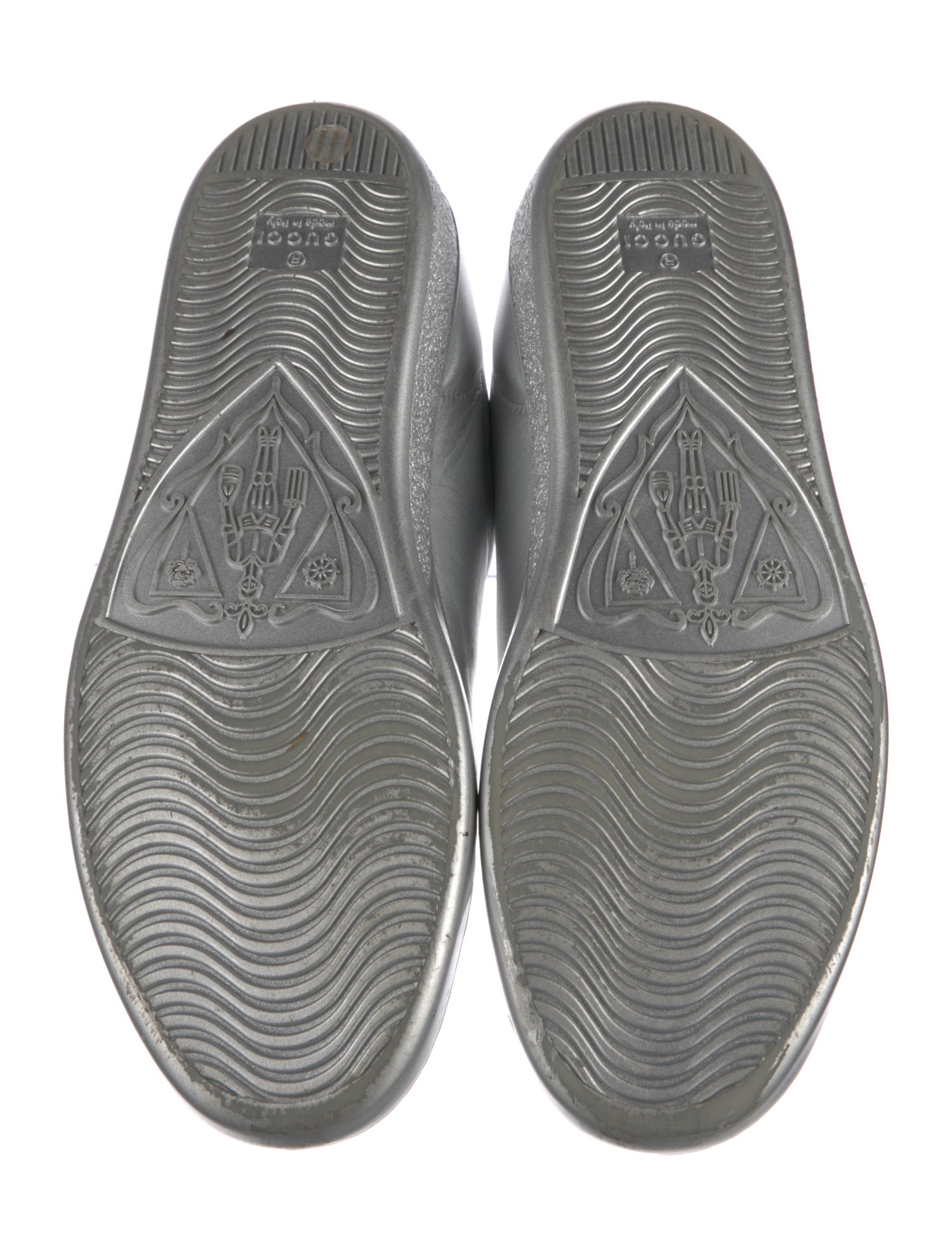 Gucci Interlocking G Logo Leather Sneakers